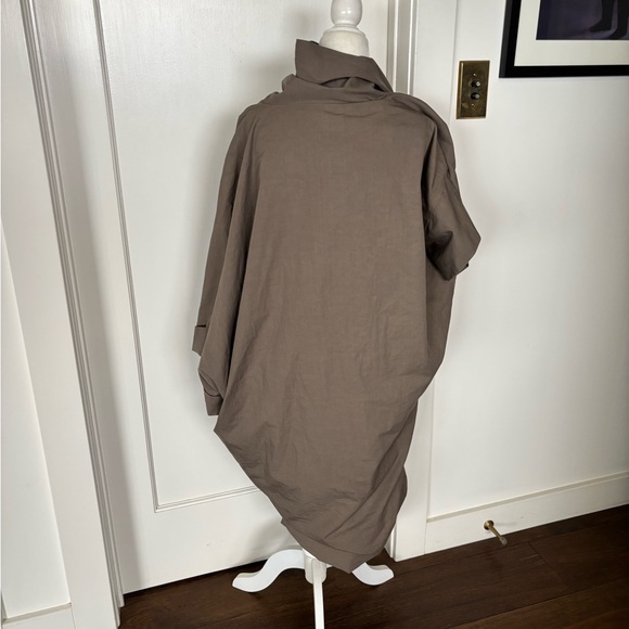 Bottega Veneta Funnel Neck Asymmetrical Dress Sz 40 / 4 - Picture 4 of 13